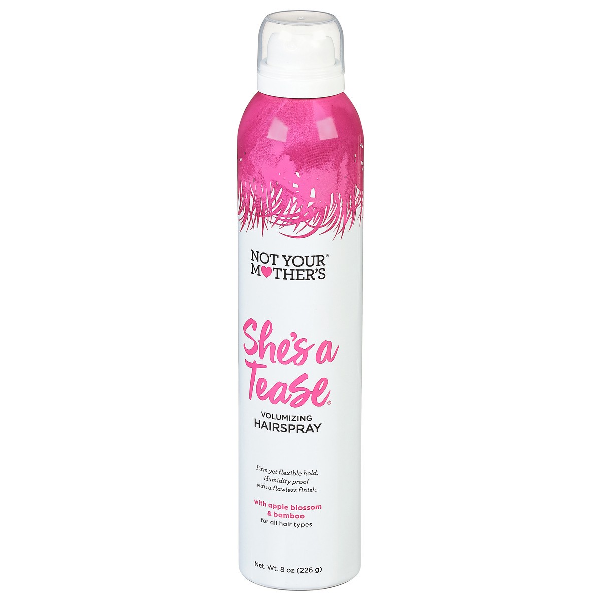 slide 8 of 13, Not Your Mother's She's A Tease Volumizing Hairspray, Apple Blossom & Bamboo, 8 oz