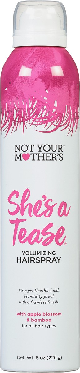 slide 12 of 13, Not Your Mother's She's A Tease Volumizing Hairspray, Apple Blossom & Bamboo, 8 oz