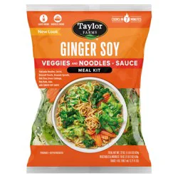 Taylor Farms Veggies and Noodles + Sauce Ginger Soy Meal Kit 22 oz