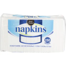 Best Choice White Napkins