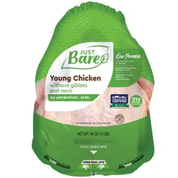 Just Bare Brand Young Chicken Without Giblets And Neck