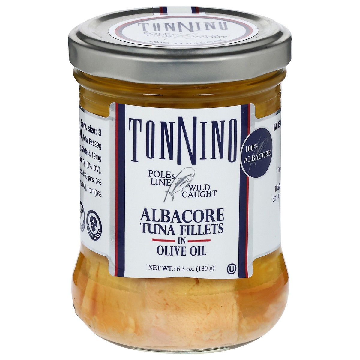 slide 10 of 13, Tonnino Albacore Tuna Olive Oil, 6.3 oz