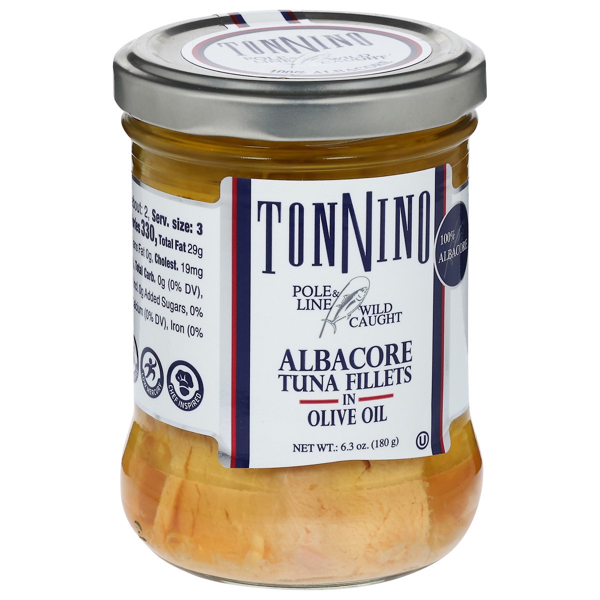 slide 6 of 13, Tonnino Albacore Tuna Olive Oil, 6.3 oz