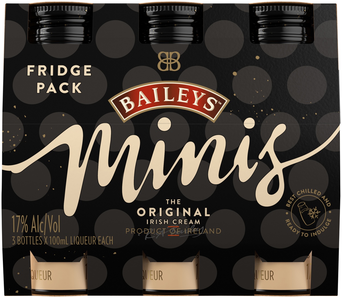 slide 4 of 6, Bailey's Minis Irish Cream Liqueur, 3 ct; 100 ml