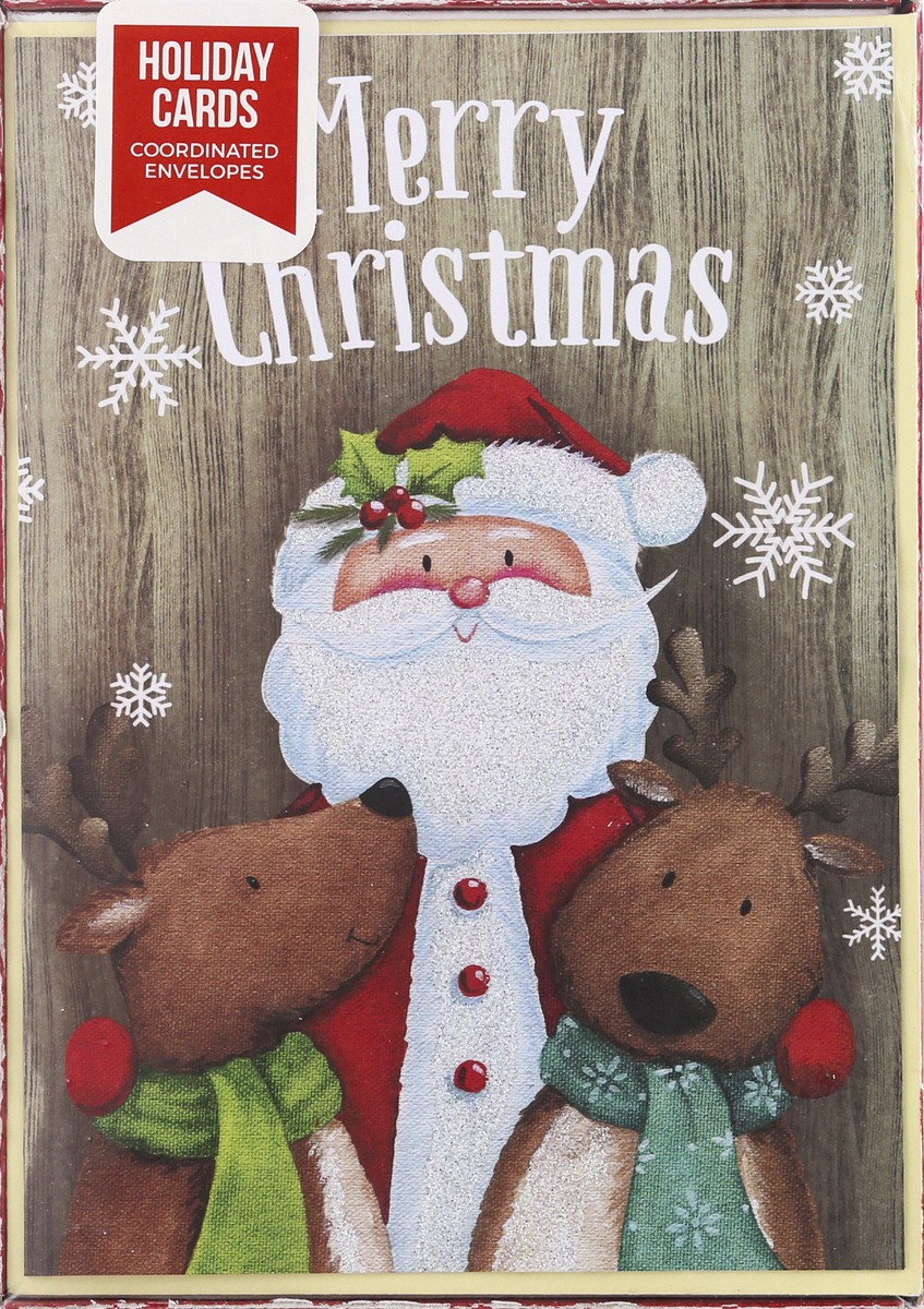 slide 9 of 11, Paper Magic Group Paper Magic Card Mrry Cmas Santa, 16 ct