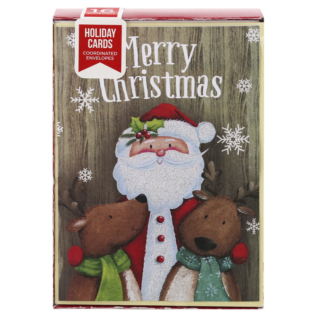 slide 1 of 1, Paper Magic Group Holiday Cards, Coordinated Envelopes, 16 Each, 16 ct