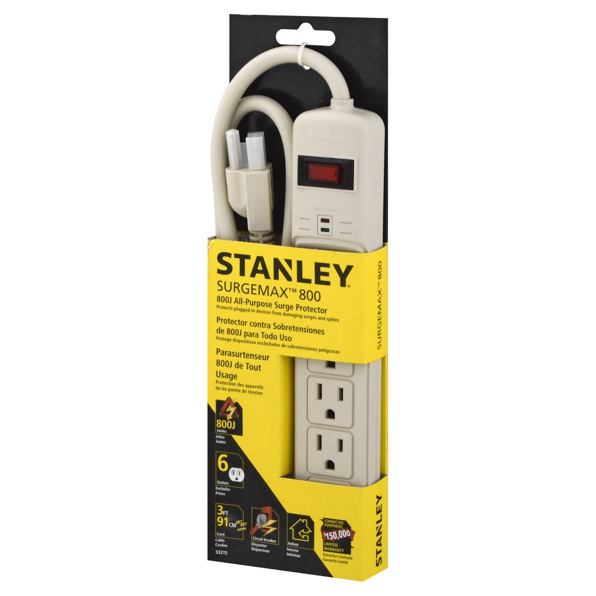 slide 2 of 4, Stanley - Beige Surge Protector, 1 ct