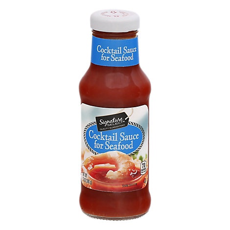 slide 1 of 1, Signature Select Cocktail Sauce For Seafood, 12 oz