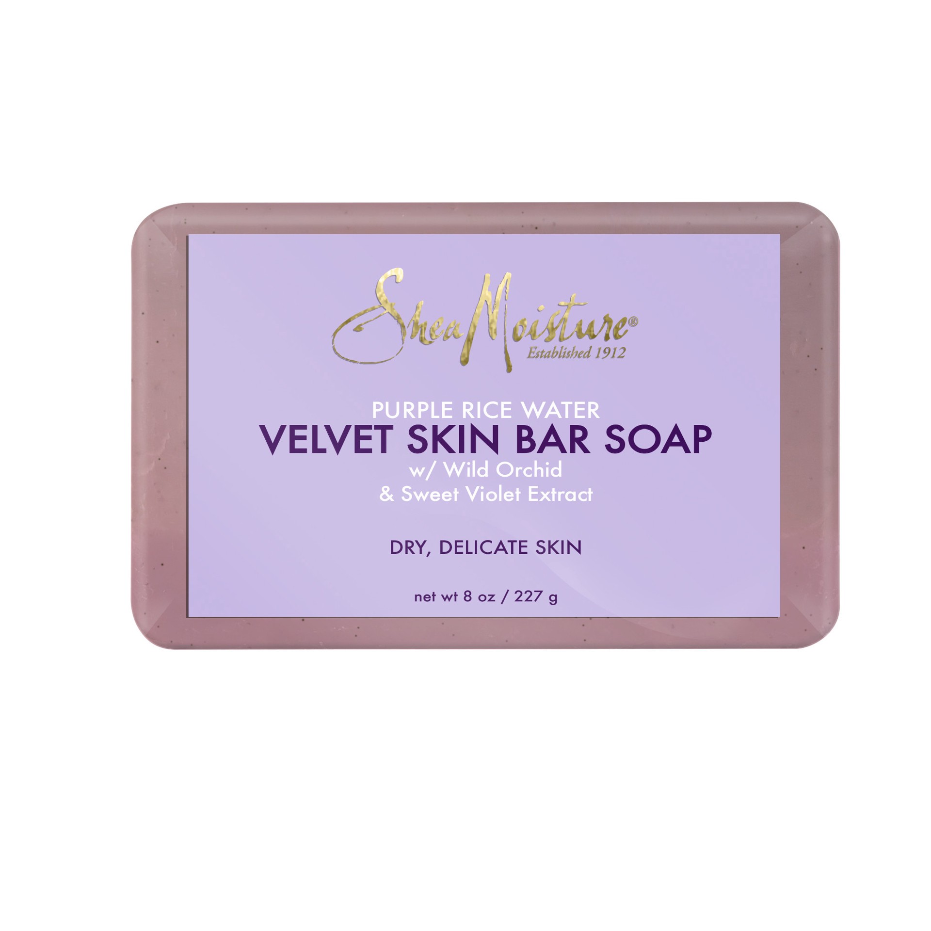 slide 2 of 4, SheaMoisture Bar Soap Purple Rice Water, 8 oz, 8 oz