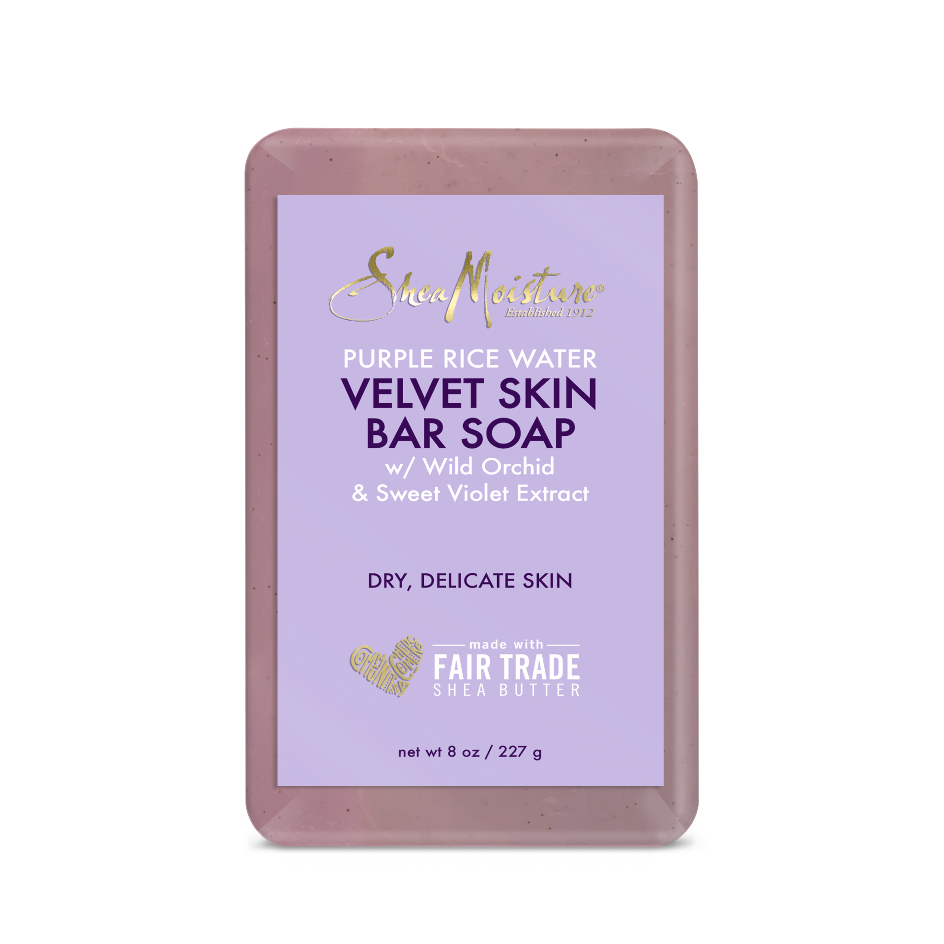 slide 3 of 4, SheaMoisture Bar Soap Purple Rice Water, 8 oz, 8 oz