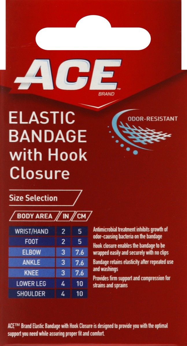 slide 2 of 5, Ace Velcro Bandage 3 Inch, 1 ct