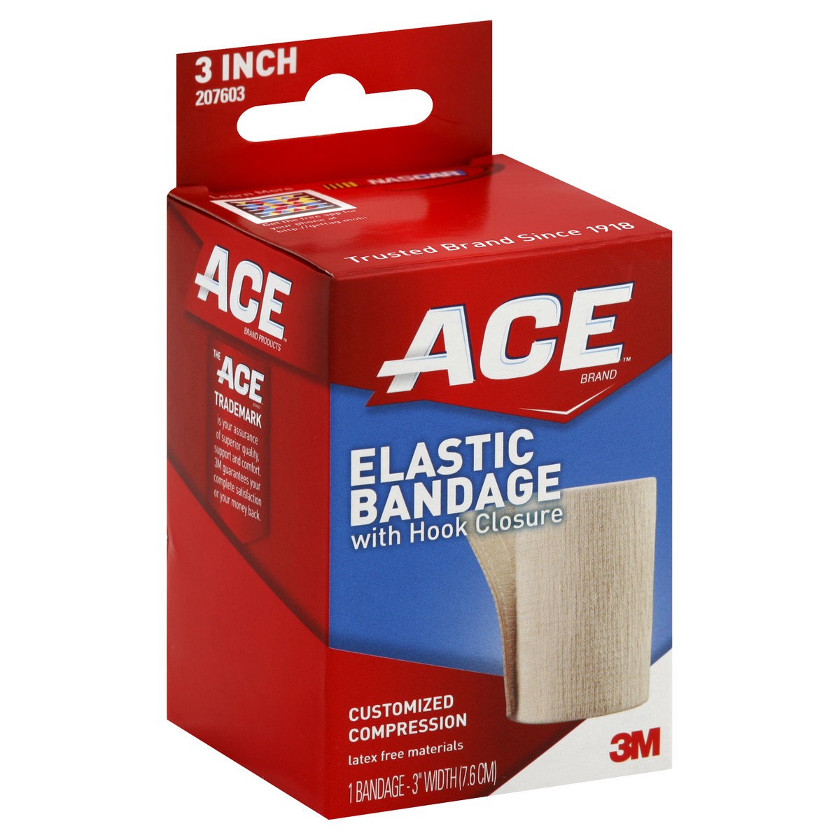 slide 5 of 5, Ace Velcro Bandage 3 Inch, 1 ct