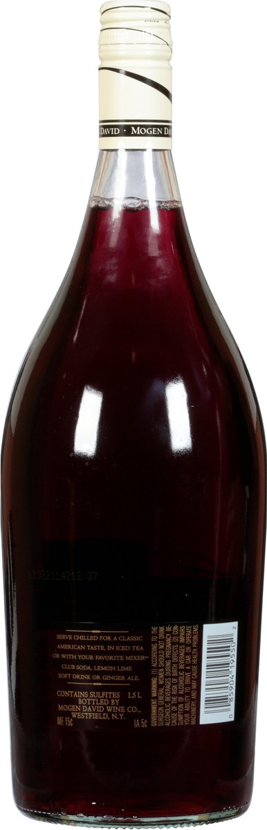 slide 5 of 11, Mogen David Blackberry Red Wine 1.5 lt, 1.5 liter