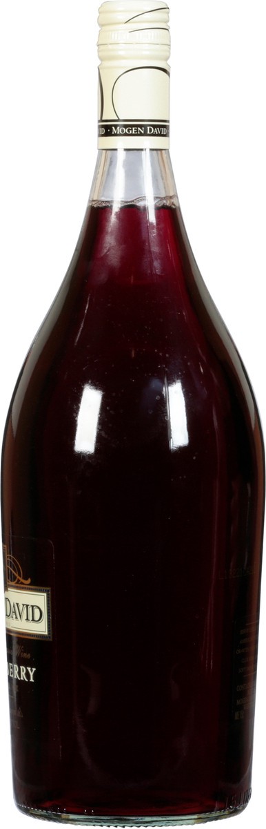 slide 8 of 11, Mogen David Blackberry Red Wine 1.5 lt, 1.5 liter