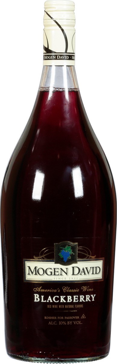 slide 10 of 11, Mogen David Blackberry Red Wine 1.5 lt, 1.5 liter