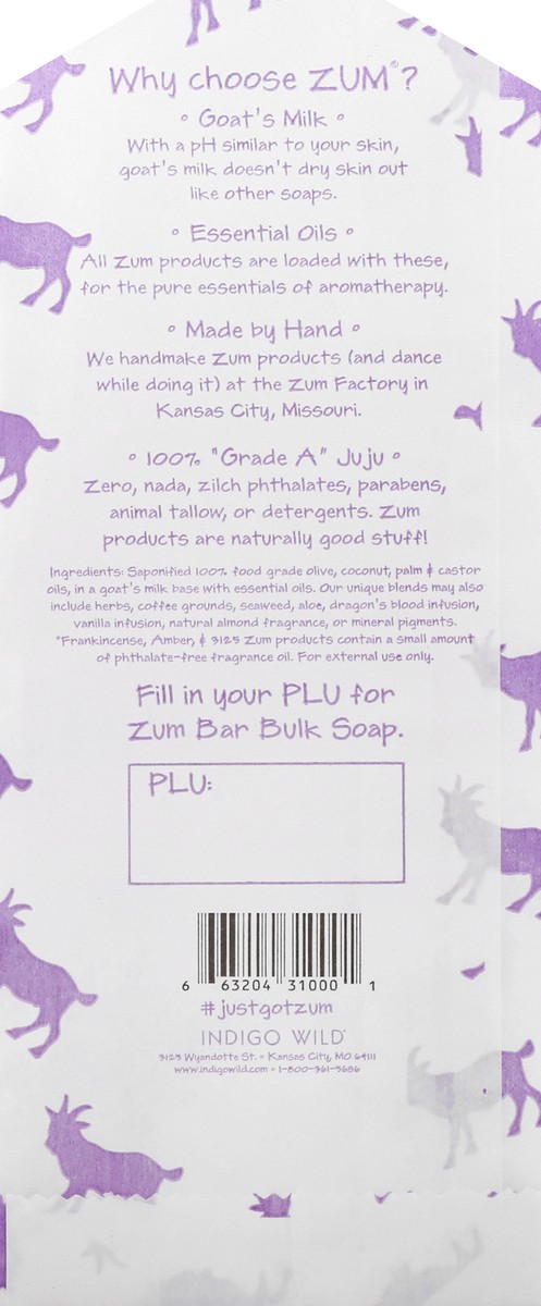 slide 3 of 12, Zum Bar Goat's Goat's Milk Soap 1 ea, per lb