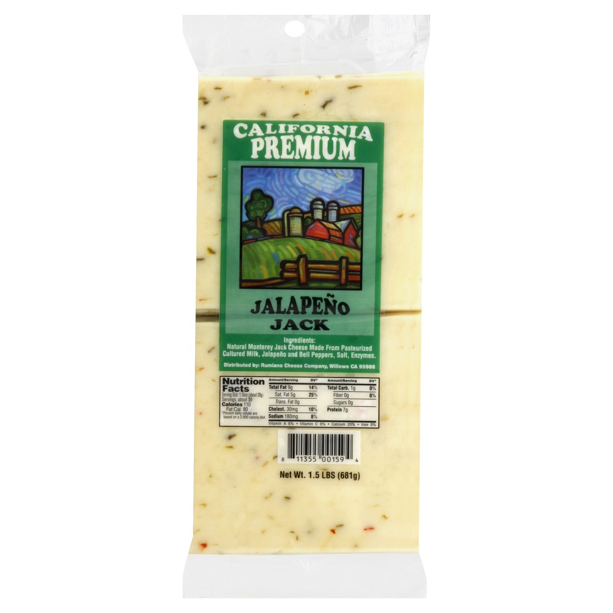 slide 2 of 3, California Premium Cheese 1.5 lb, 1.5 lb