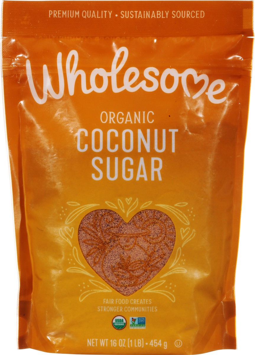 slide 7 of 9, Wholesome Organic Coconut Coconut Sugar 16 oz, 16 oz