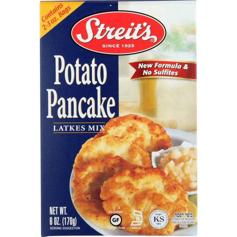 slide 1 of 3, Streit's Gluten Free Potato Pancake Latkes Mix - 6oz, 6 oz