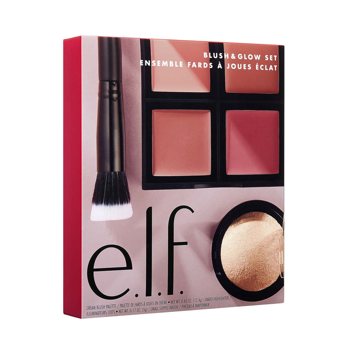 slide 1 of 1, e.l.f. Blush & Glow Set, 0.6 oz