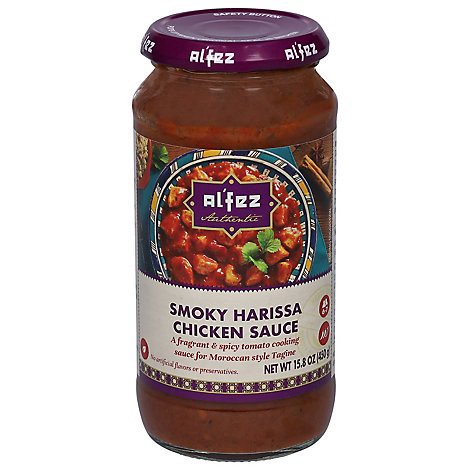 slide 1 of 1, Al Fez Sauce Smoky Harissa Chicken - 15.8 Oz, 15.8 oz