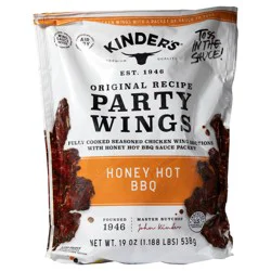 Kinder's Party Wings Honey Hot BBQ 19 oz