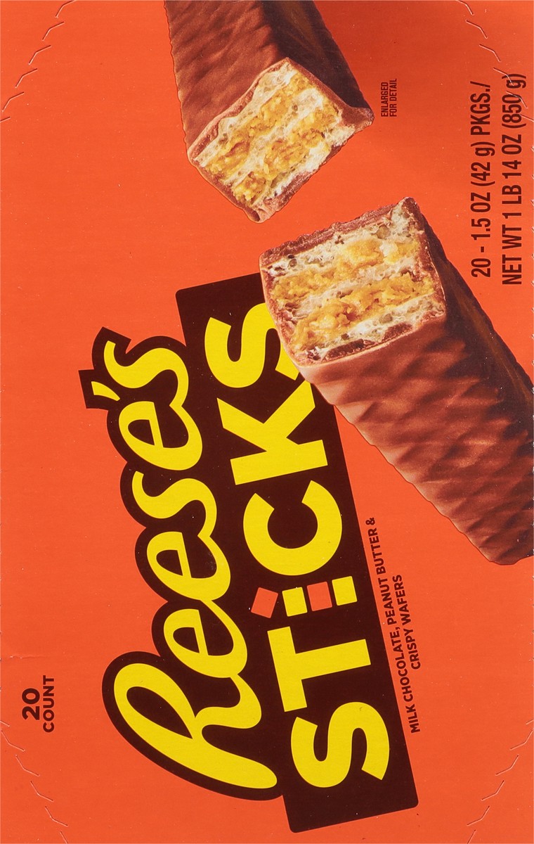 slide 13 of 13, Reese's Sticks Crispy Wafers 20 - 1.5 oz Packages, 20 ct