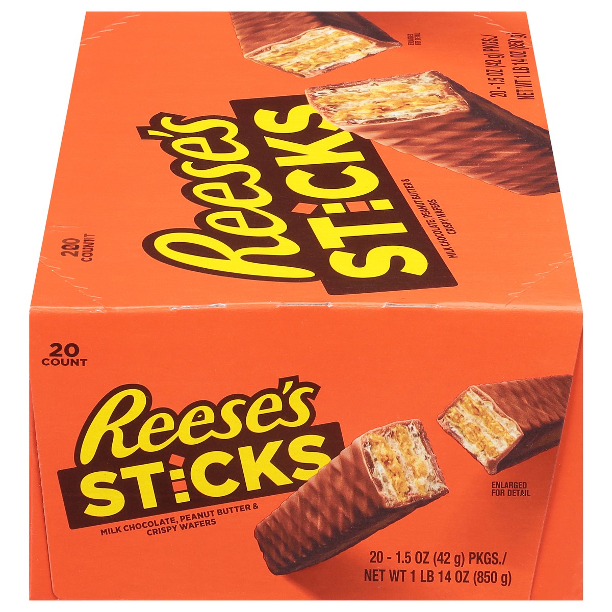 slide 6 of 13, Reese's Sticks Crispy Wafers 20 - 1.5 oz Packages, 20 ct