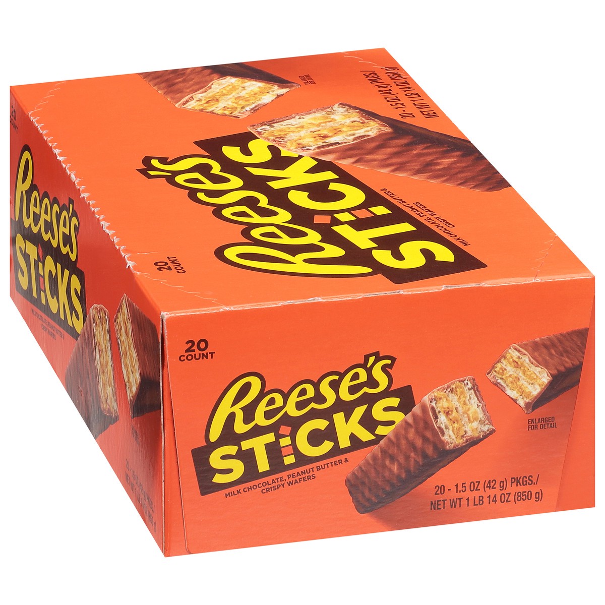 slide 10 of 13, Reese's Sticks Crispy Wafers 20 - 1.5 oz Packages, 20 ct