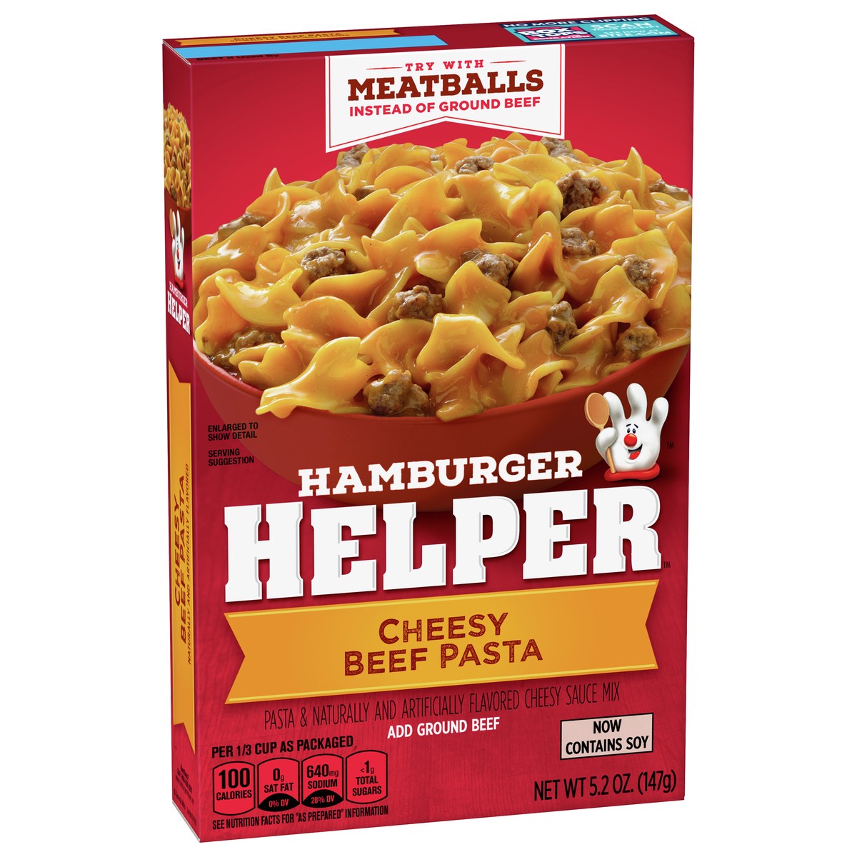 slide 4 of 9, Hamburger Helper, Cheesy Beef Pasta, 5.2 oz box, 5.2 oz