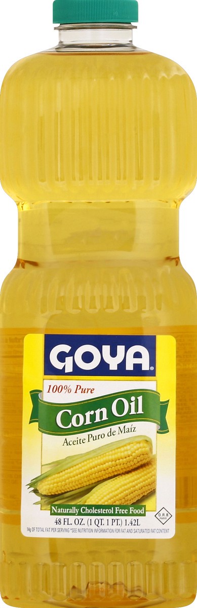 slide 1 of 1, Goya Corn Oil 48 oz, 48 oz