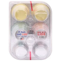 Handi-Foil Pans and Lids with 24 Bake Cups 4 Each
