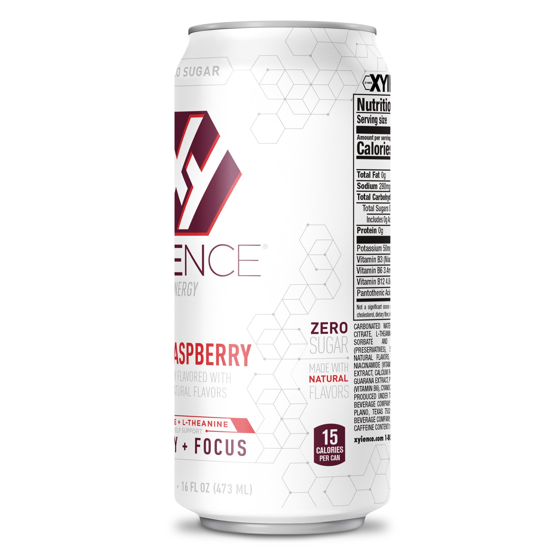 slide 5 of 5, XYIENCE Cranberry Raspberry Energy Drink, 16 fl oz can, 16 fl oz