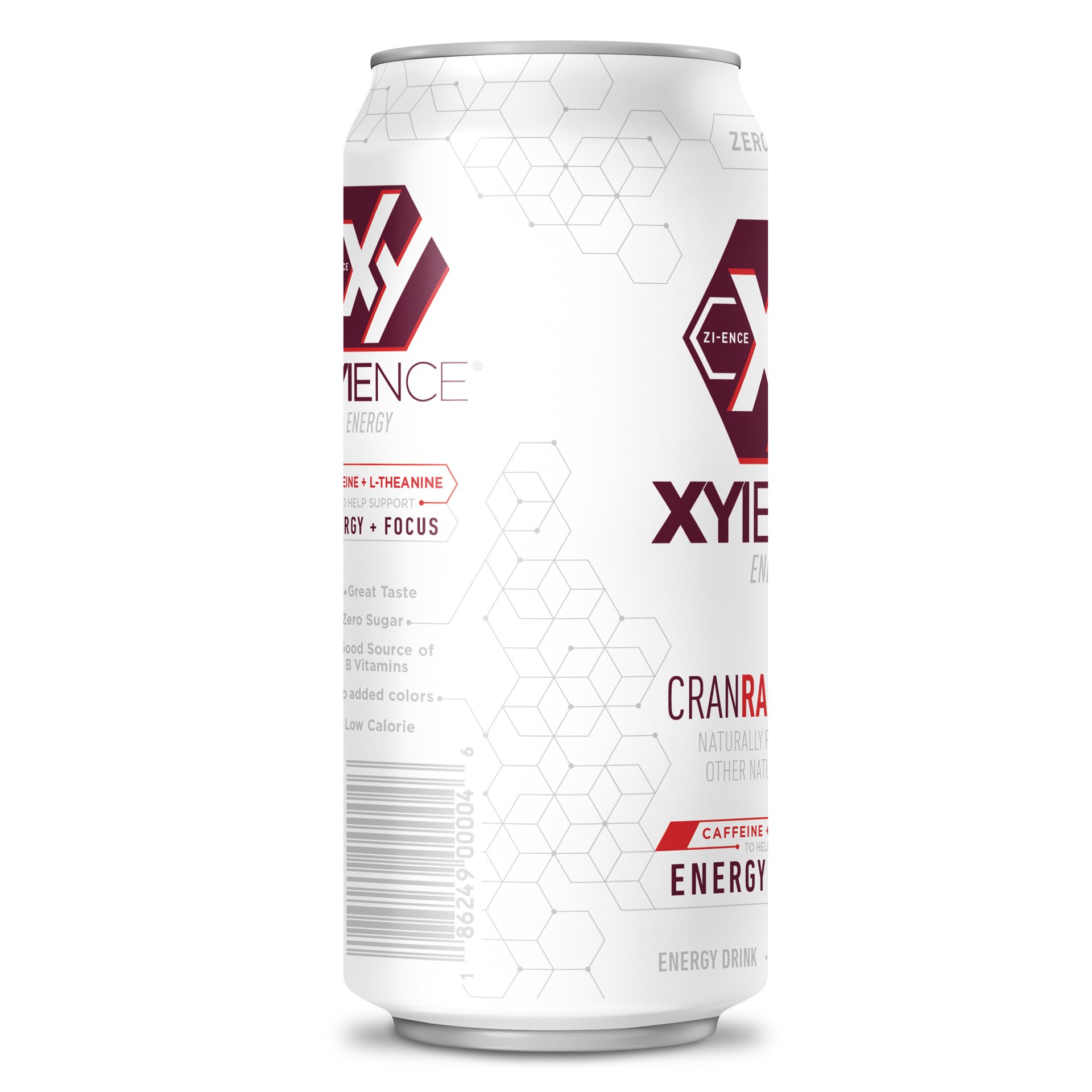 slide 3 of 5, XYIENCE Cranberry Raspberry Energy Drink, 16 fl oz can, 16 fl oz