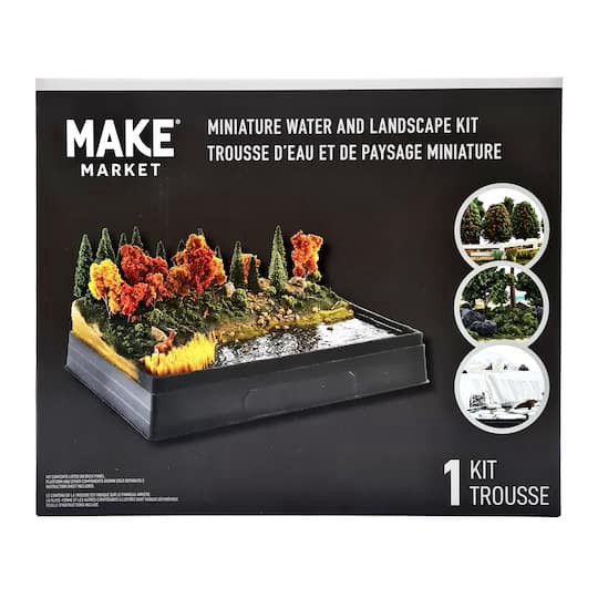 slide 1 of 5, Mini Water & Landscape Kit By Make Market, 11.25 in x 9.5 in x 3 in