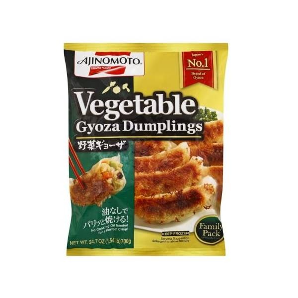 slide 1 of 1, Aji-No-Moto Vegetable Gyoza Dumplings Family Pack, 24.7 oz