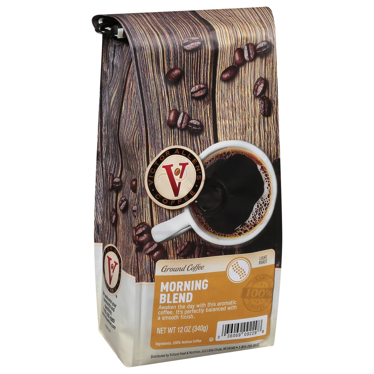 slide 2 of 9, Victor Allens Coffee Ground Light Roast Morning Blend 12 oz, 12 oz