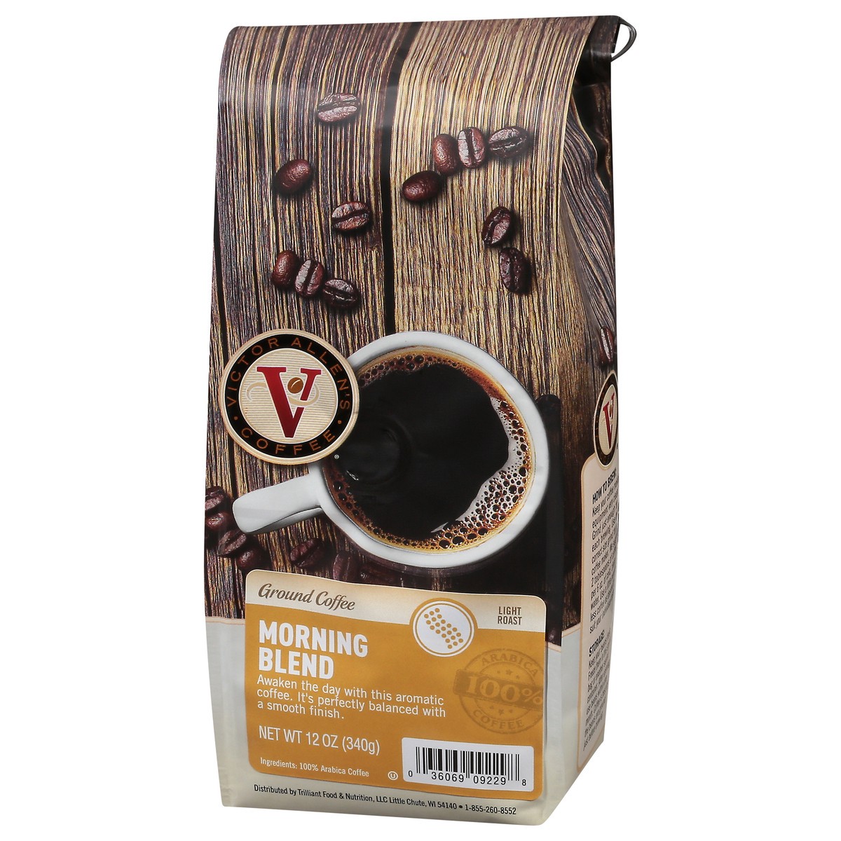slide 3 of 9, Victor Allens Coffee Ground Light Roast Morning Blend 12 oz, 12 oz