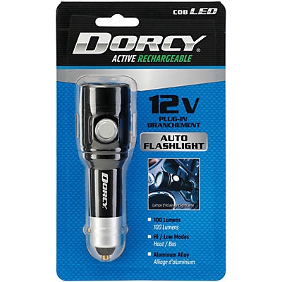 slide 1 of 1, Dorcy LED Rechargeable 12V Auto Flash Light, 1 ct