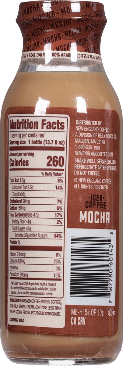 slide 5 of 14, New England Coffee Mocha Iced Coffee 13.7 fl oz, 13.70 fl oz