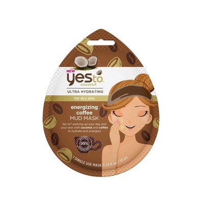 slide 1 of 2, Yes to Coconut Energizing Coffee Mud Mask, 1 ct