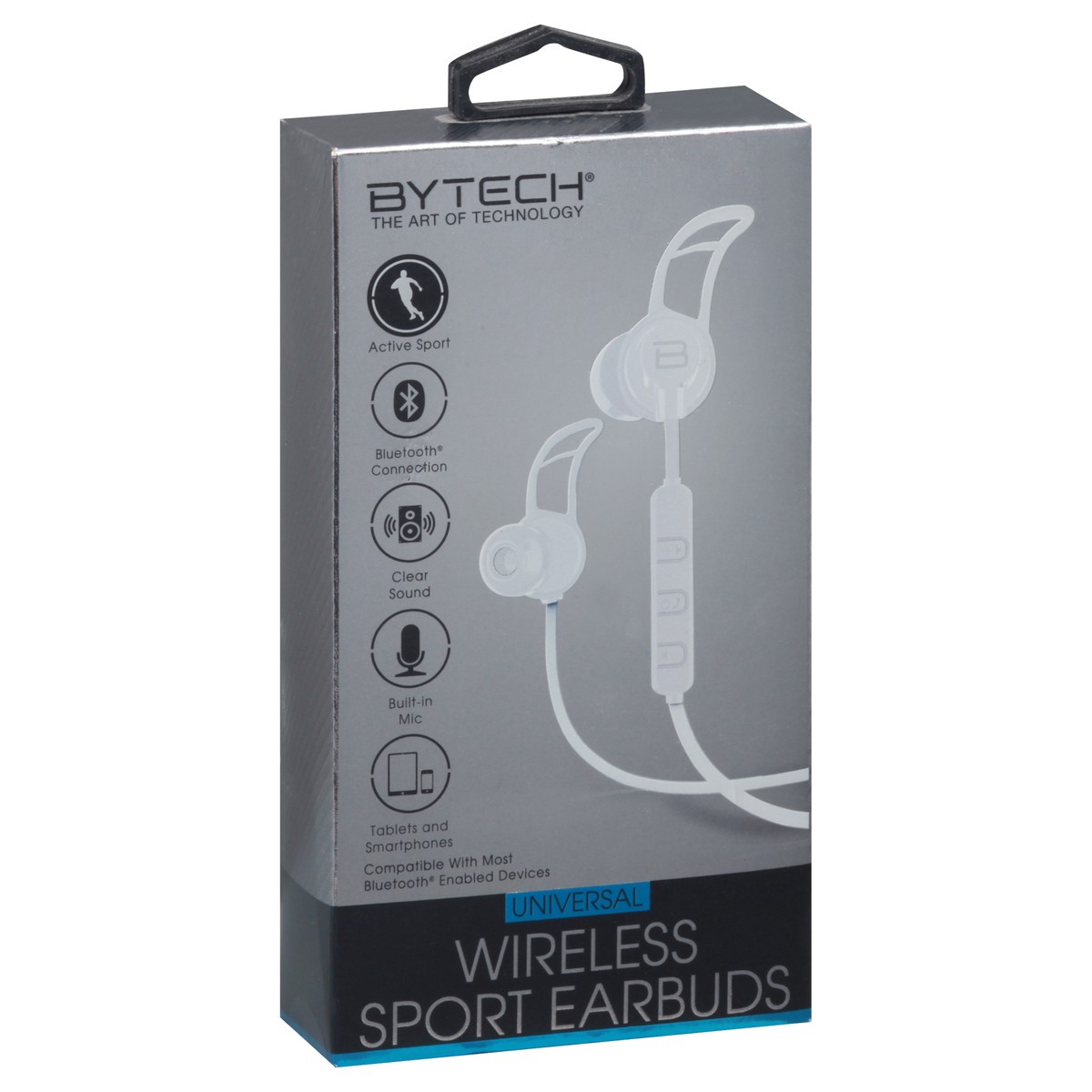 slide 2 of 11, Bytech Universal Wireless Sport Earbuds 1 ea, 1 ct