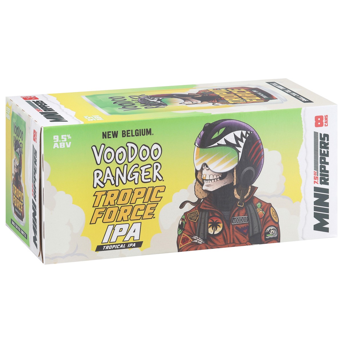 slide 3 of 12, Voodoo Ranger Tropical IPA Tropic Force Beer Mini Rippers 8 - 7.5 oz Cans, 8 ct