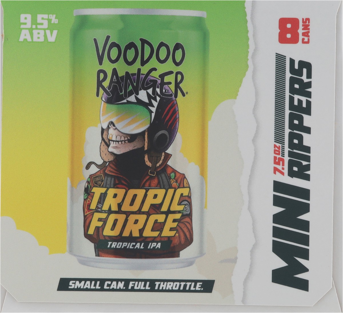 slide 4 of 12, Voodoo Ranger Tropical IPA Tropic Force Beer Mini Rippers 8 - 7.5 oz Cans, 8 ct