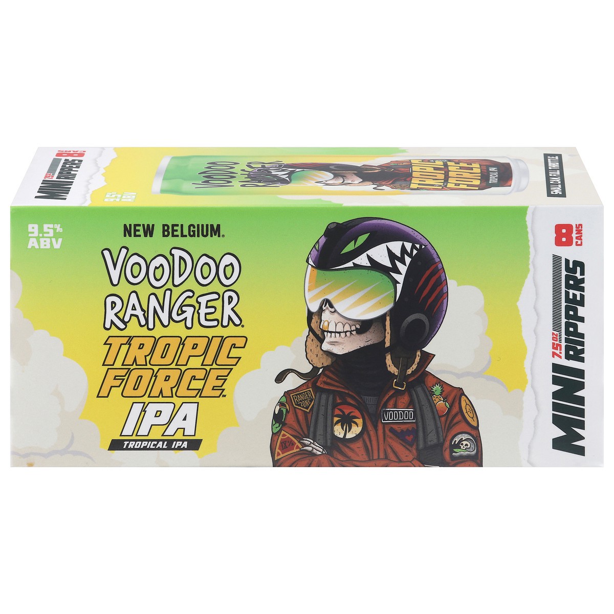 slide 1 of 12, Voodoo Ranger Tropical IPA Tropic Force Beer Mini Rippers 8 - 7.5 oz Cans, 8 ct; 7.5 oz