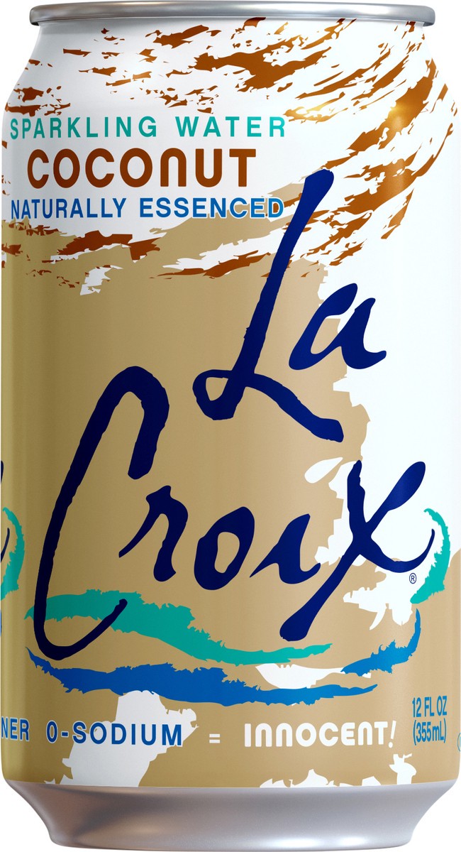 slide 1 of 11, La Croix Coconut Sparklng Water Sngle Can - 12 fl oz, 12 fl oz