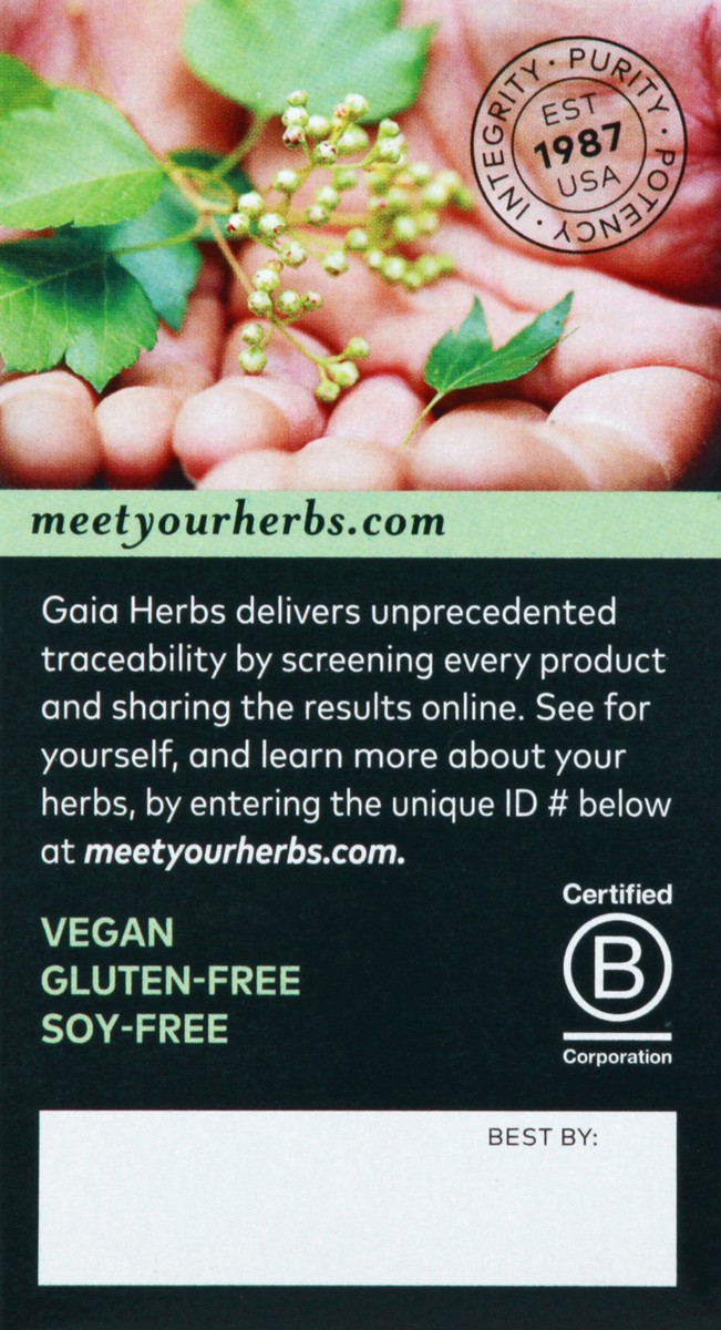 slide 6 of 9, Gaia Vegan Liquid Phyto-Caps Ginger Supreme 60 ea, 60 ct