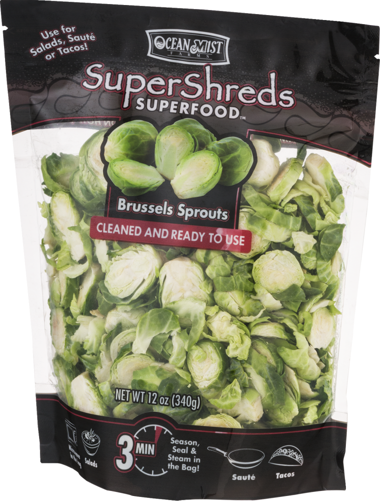 slide 3 of 4, Ocean Mist Farms Super Shreds Brussels Sprouts, 12 oz