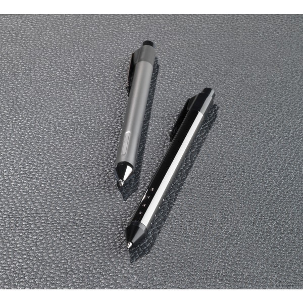 slide 7 of 8, TUL Fine Writing Medium Point Retractable Black & Blue Gel Pen with Refills, 1 ct