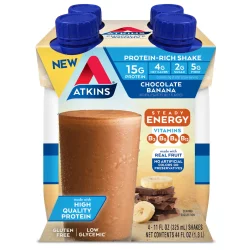 Atkins Protein-Rich Energy Shake Chocolate Banana